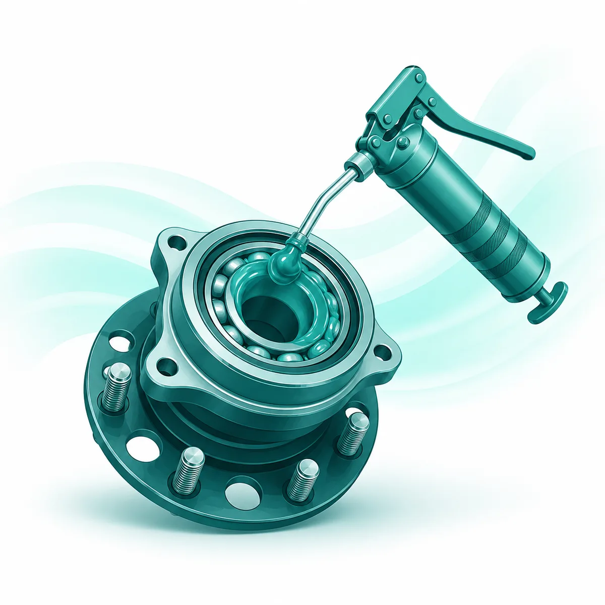 Grease gun and bearing