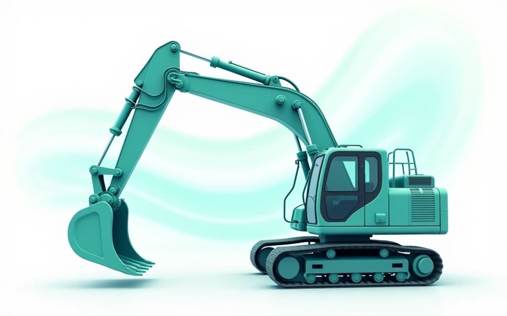Hydraulic excavator arm