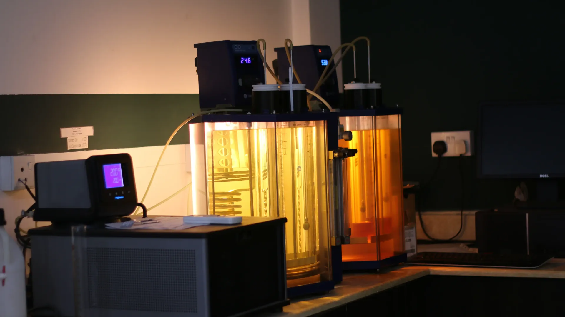 Advanced laboratory testing equipment at the Armor facility
